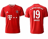 2020-21 Bayern Munich 19 DAVIES Home Thailand Soccer Jersey,baseball caps,new era cap wholesale,wholesale hats